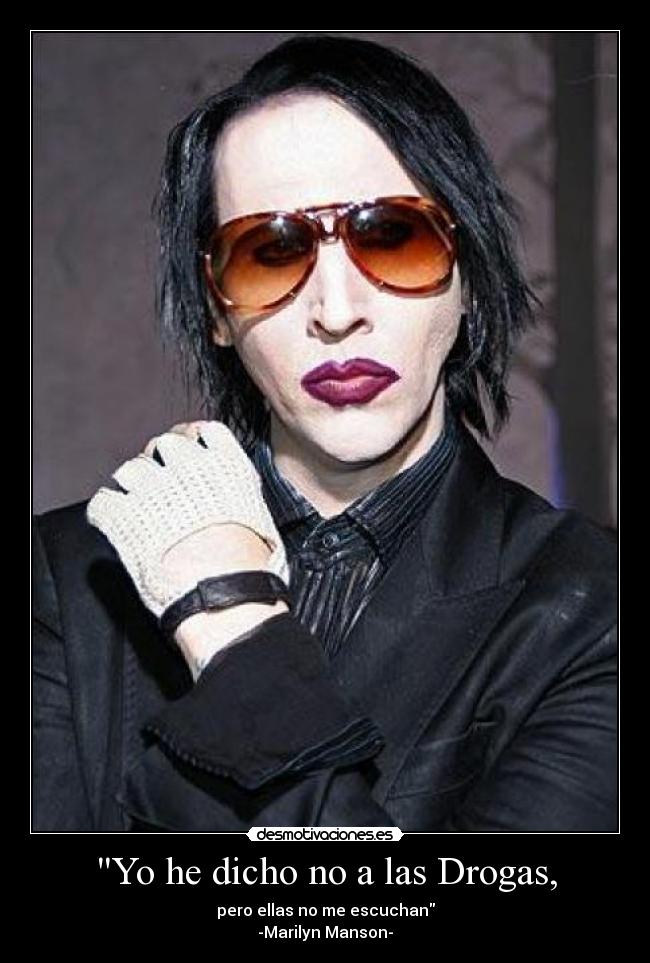 carteles marilyn manson desmotivaciones