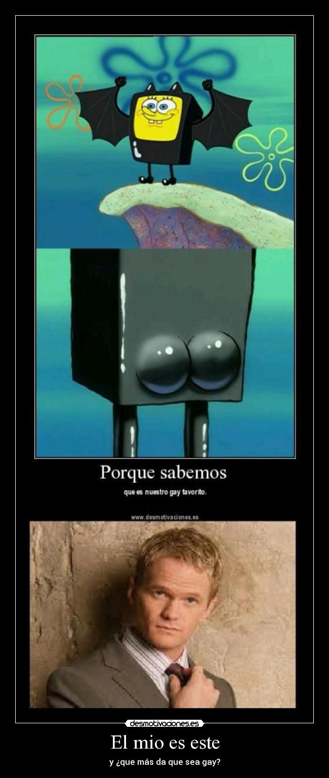 El mio es este - y ¿que más da que sea gay?