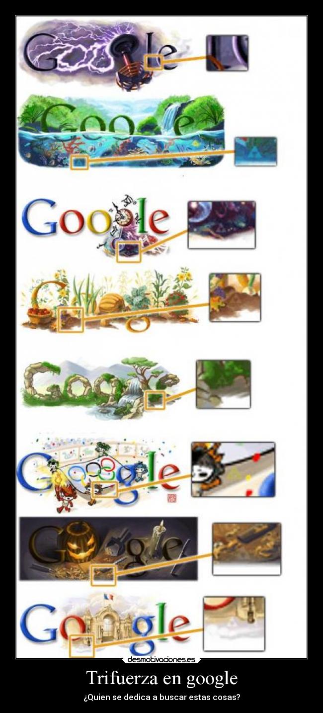 Trifuerza en google - ¿Quien se dedica a buscar estas cosas?