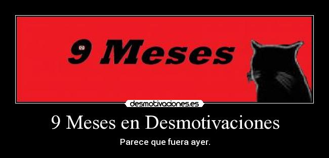 9 Meses en Desmotivaciones - Parece que fuera ayer.