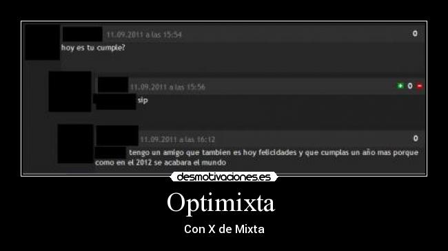 Optimixta  - Con X de Mixta