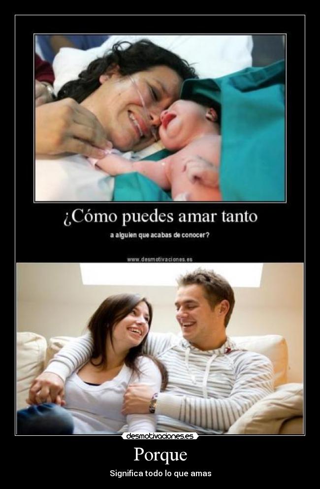Porque - Significa todo lo que amas
