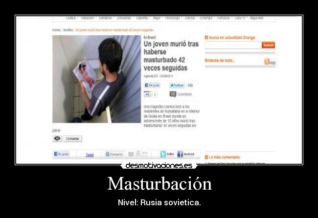 Masturbación - Nivel: Rusia sovietica.
