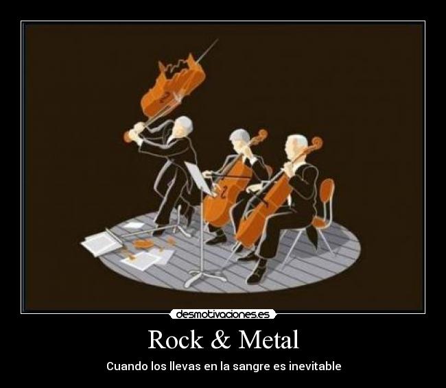 carteles rock rock metal desmotivaciones
