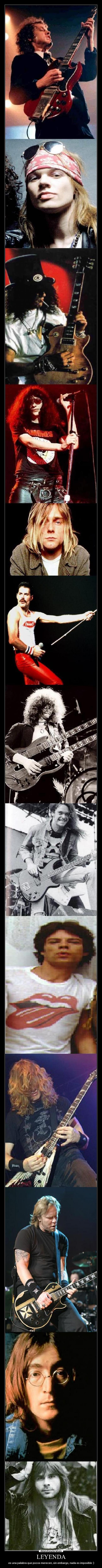 LEYENDA - es una palabra que pocos merecen, sin embargo, nada es imposible :)