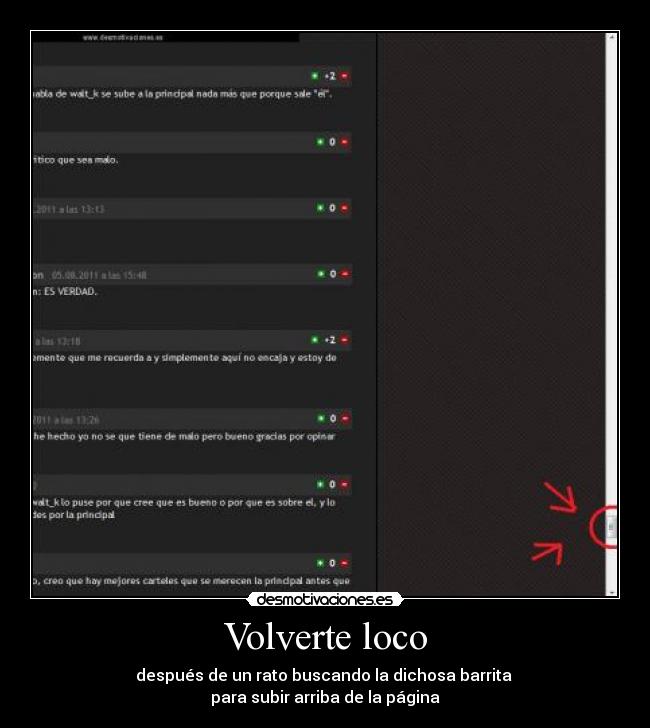 Volverte loco - después de un rato buscando la dichosa barrita
para subir arriba de la página