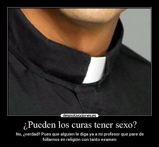 ¿Pueden los curas tener sexo? -