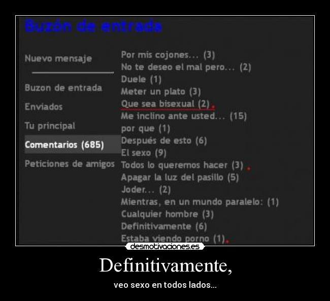 Definitivamente, - 