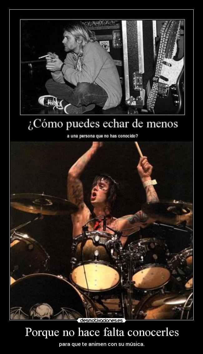 Porque no hace falta conocerles - 