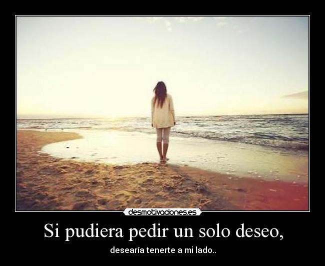 Si pudiera pedir un solo deseo, - 