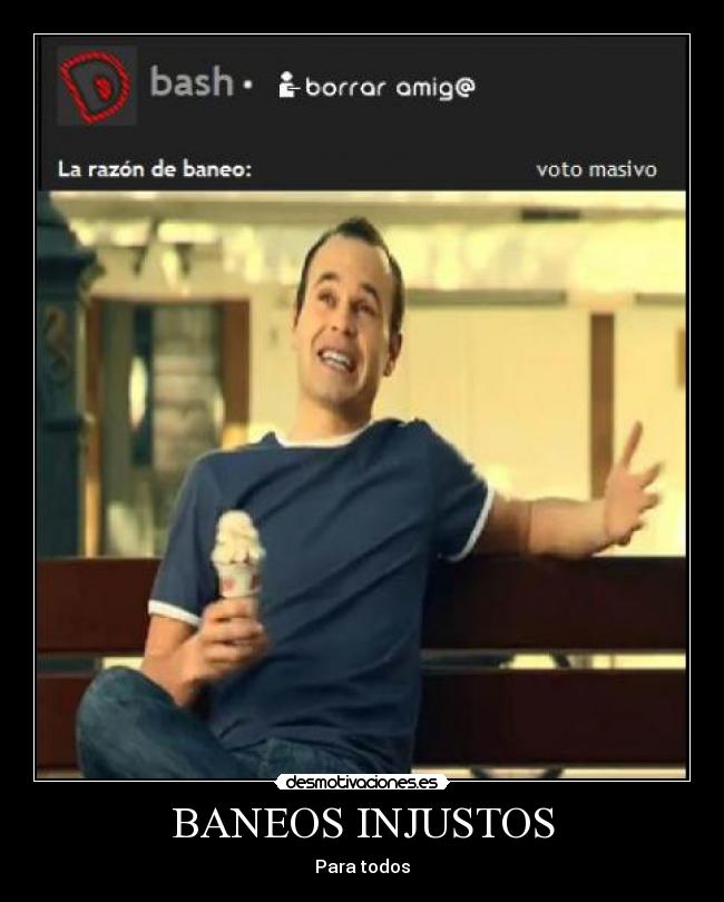 carteles kalise para todos bash baneos pero que pasa desmotivacioneses risa desmotivaciones