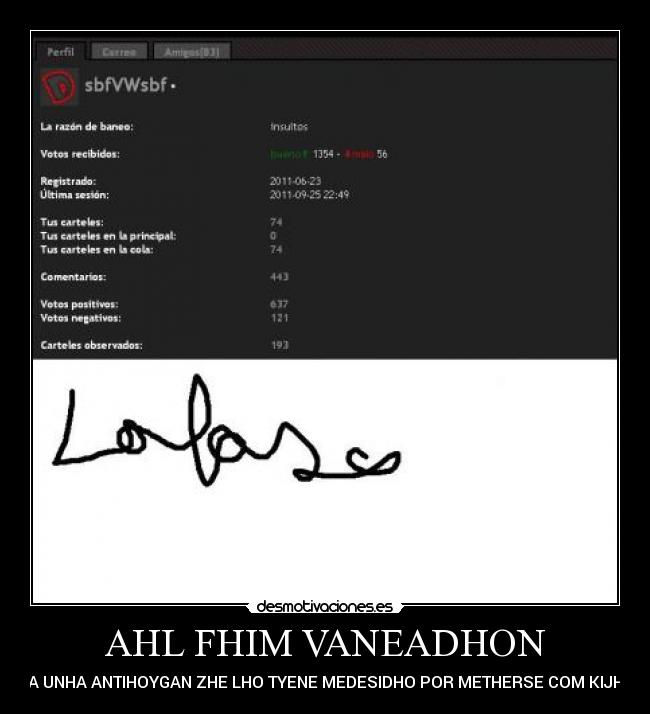 AHL FHIM VANEADHON - 