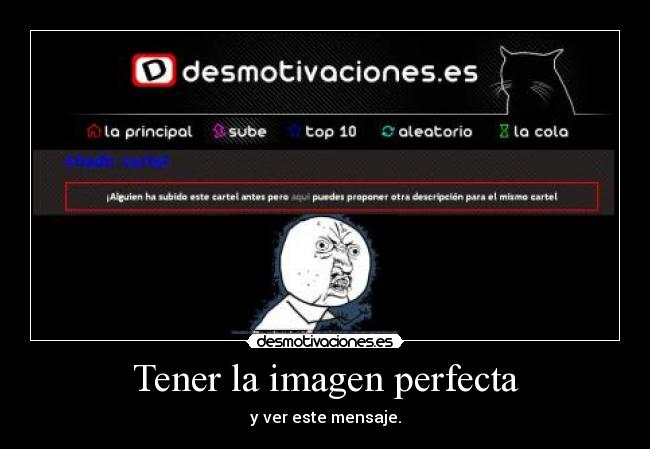 Tener la imagen perfecta - 