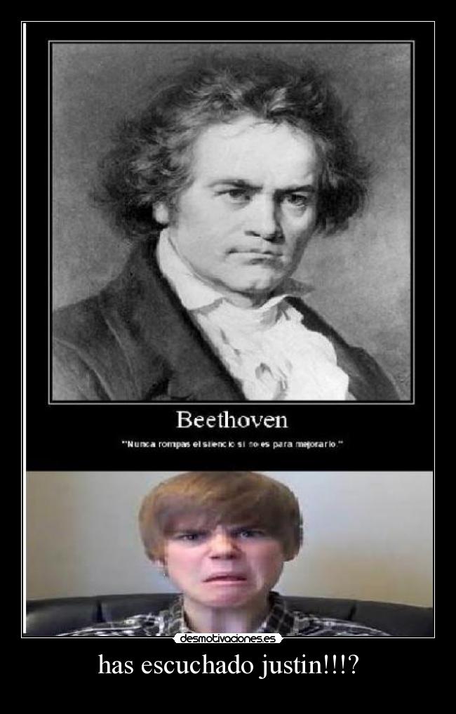 carteles gayber hace musica fea beethoven desmotivaciones