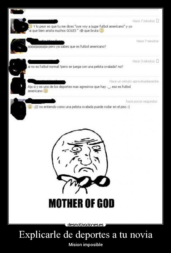 Explicarle de deportes a tu novia -
