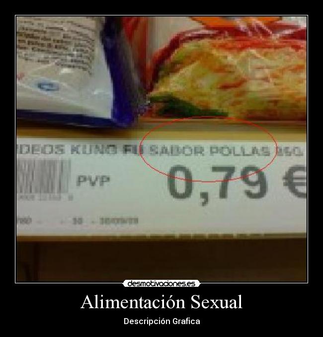 Alimentación Sexual - Descripción Grafica