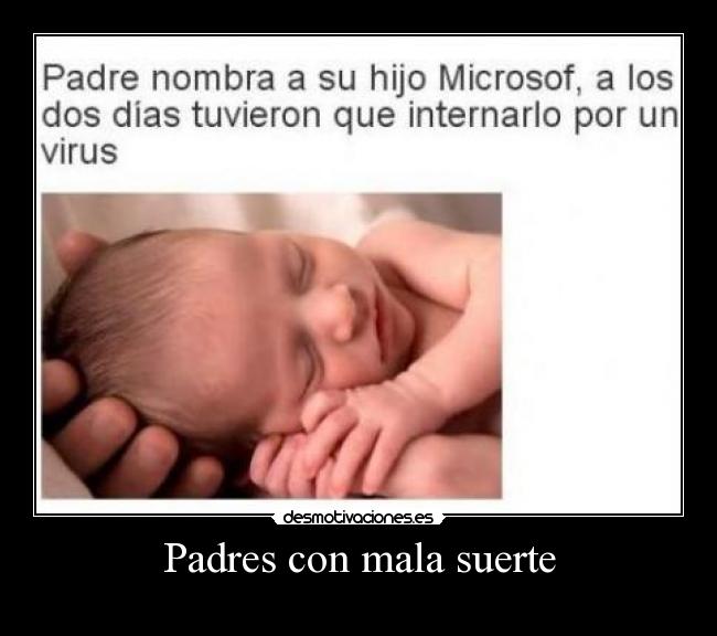Padres con mala suerte -