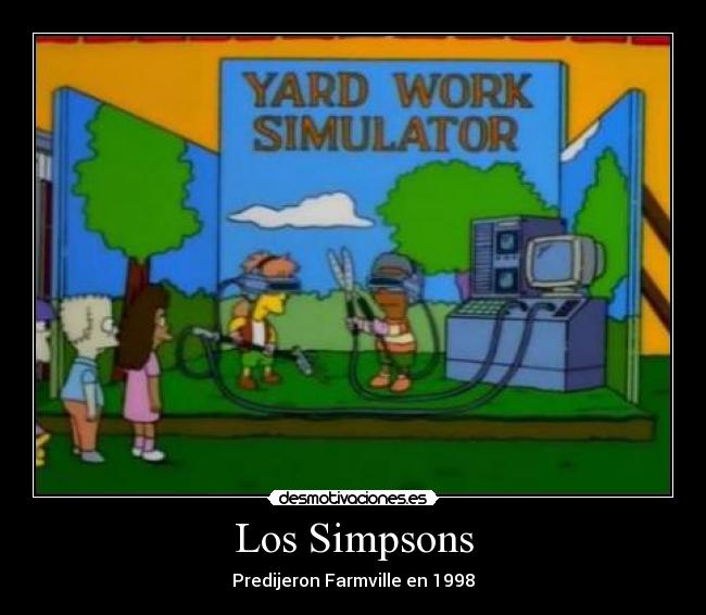 Los Simpsons - Predijeron Farmville en 1998