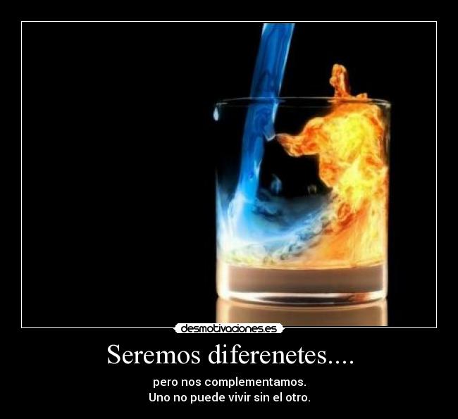 Seremos diferenetes.... -