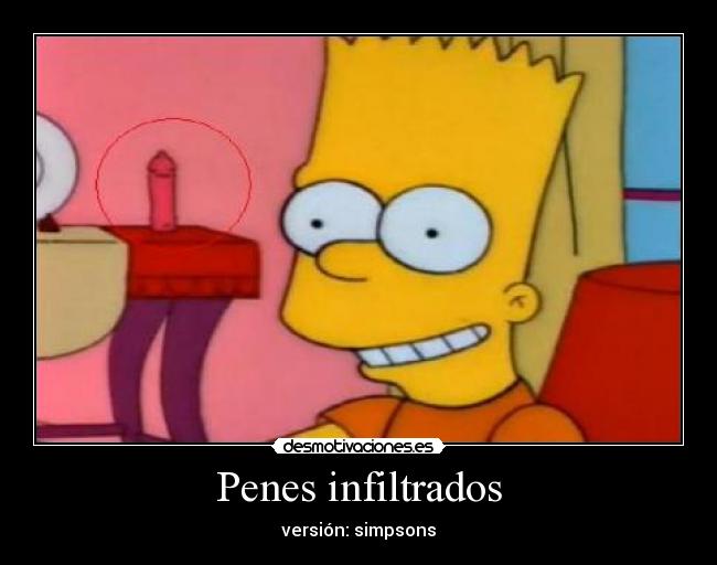 Penes infiltrados - versión: simpsons
