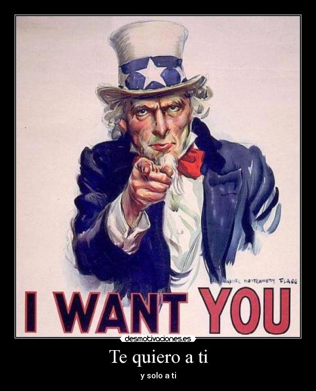 Te quiero a ti -