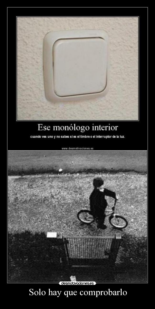 Solo hay que comprobarlo - 