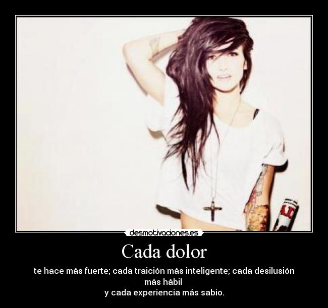 Cada dolor -