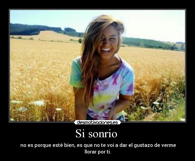 Si sonrio  - 