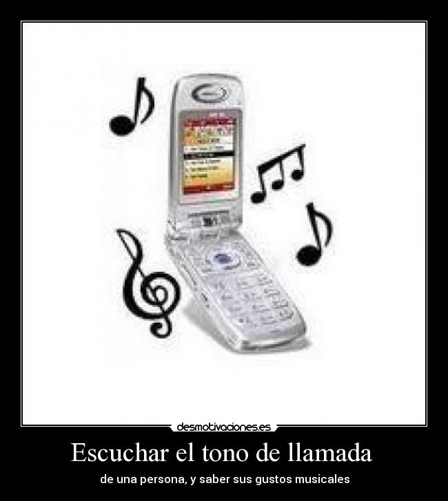 Escuchar el tono de llamada -