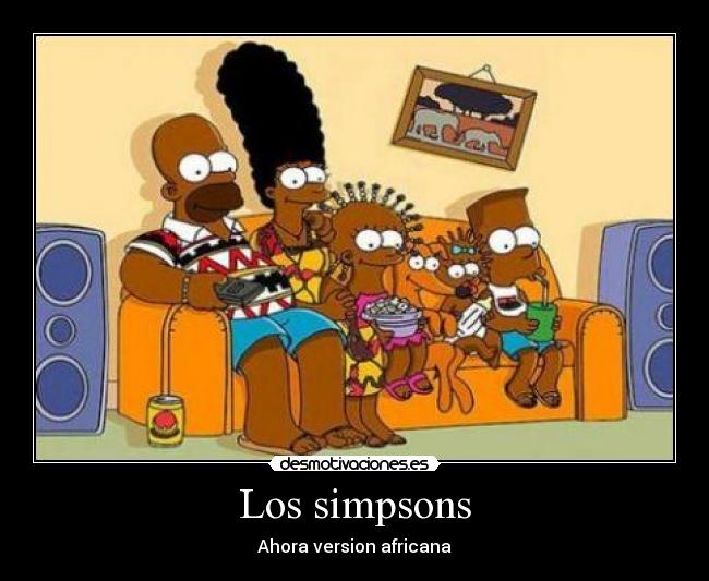 Los simpsons - Ahora version africana