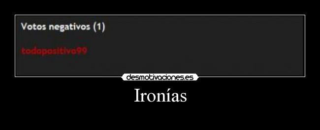 Ironías - 