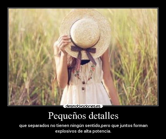 Pequeños detalles -