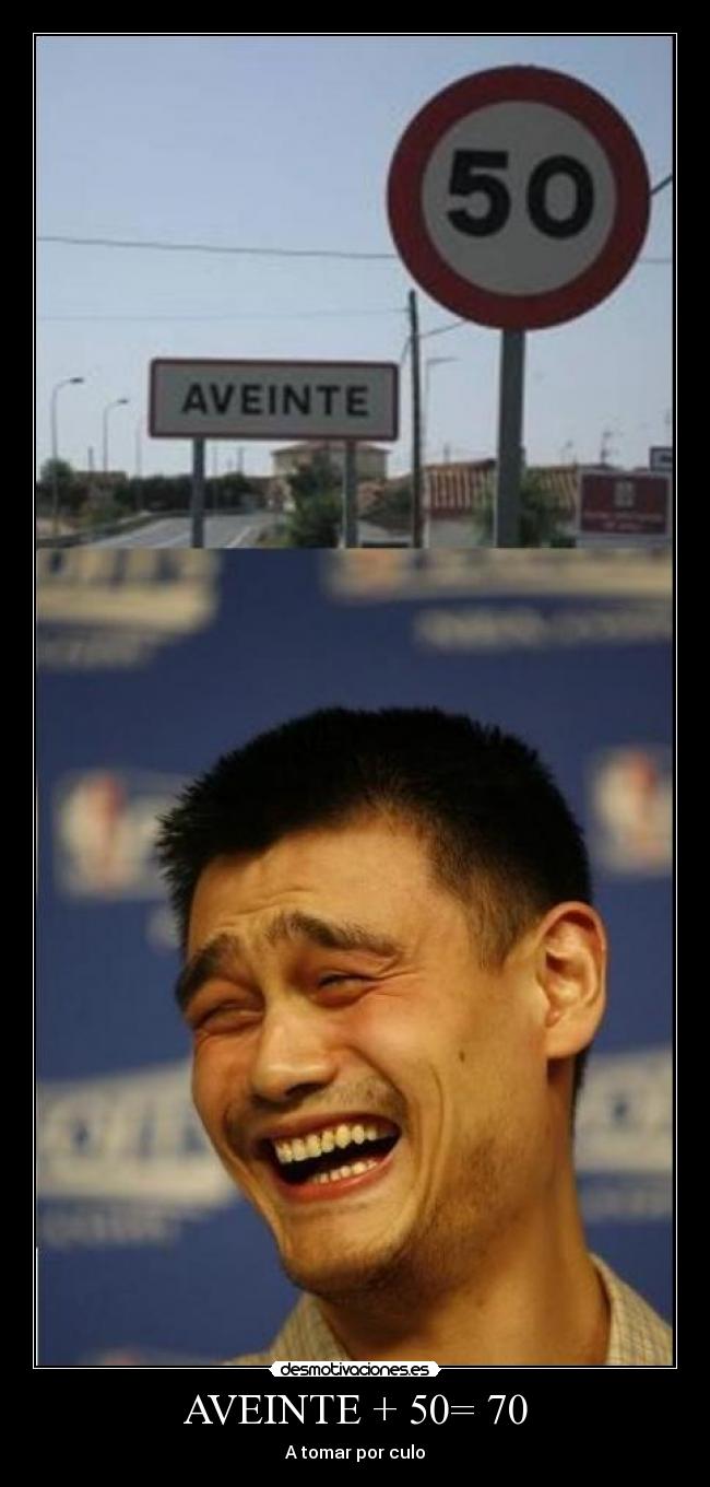 AVEINTE + 50= 70 - 