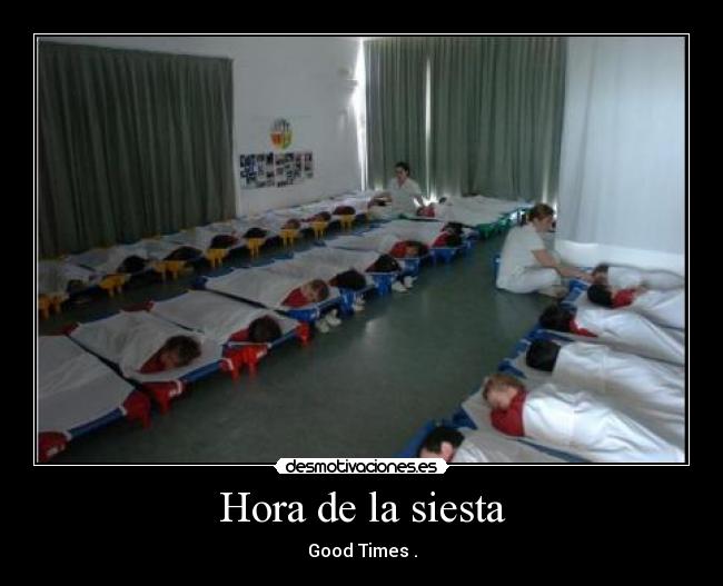 Hora de la siesta - 