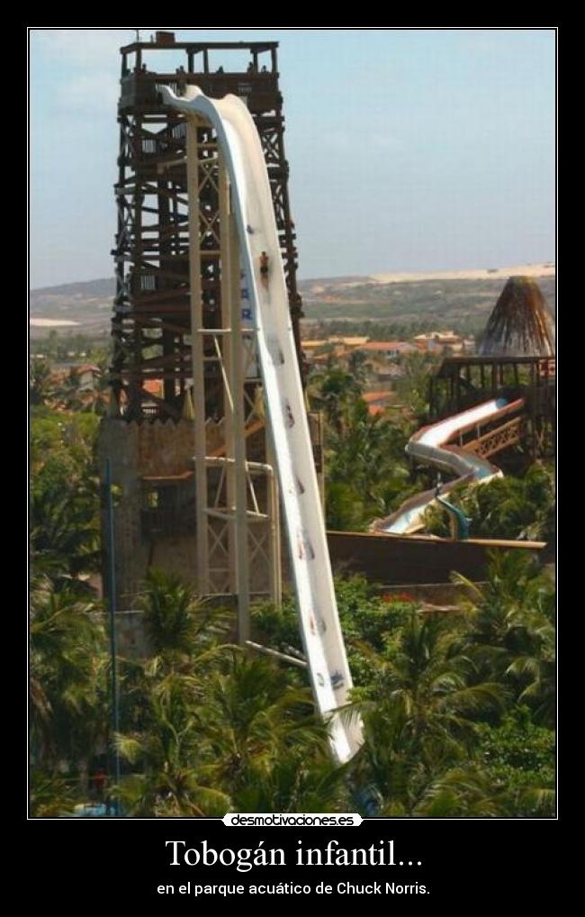 Tobogán infantil... -