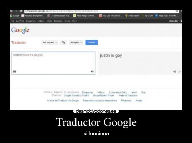 carteles google justin gay desmotivaciones