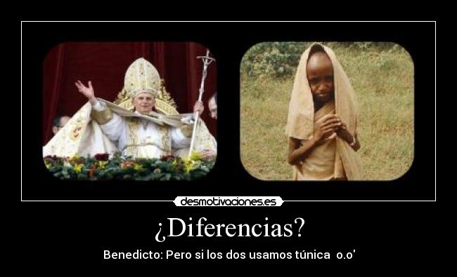 ¿Diferencias? -