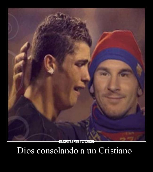 Dios consolando a un Cristiano -