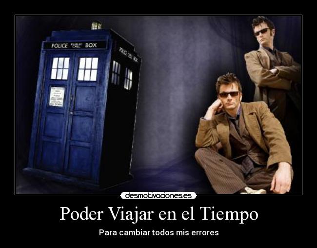 carteles viajar tiempo desmotivaciones