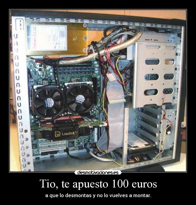 Tio, te apuesto 100 euros -