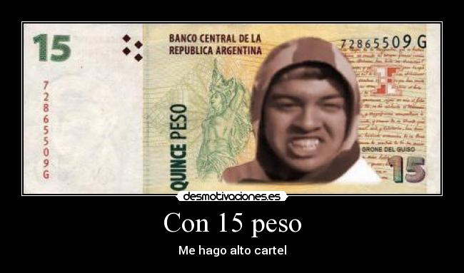 Con 15 peso - 