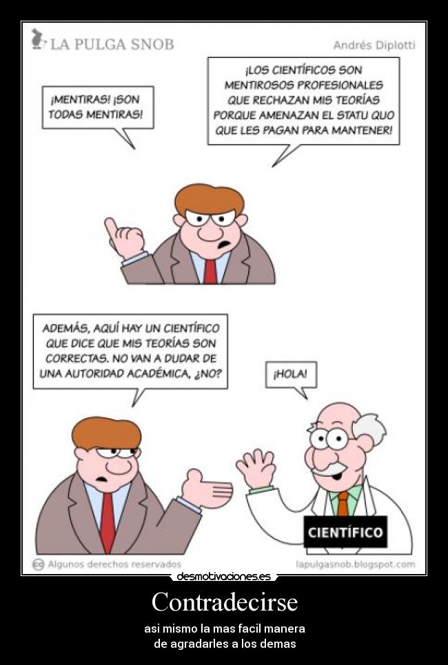 Contradecirse -