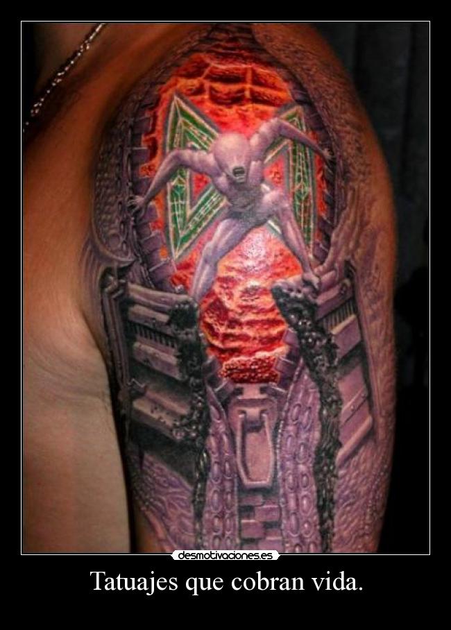 Tatuajes que cobran vida. - 