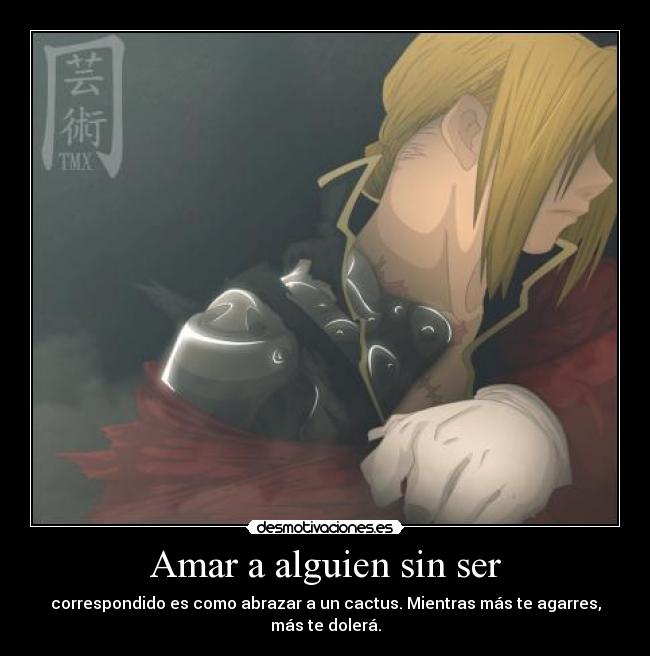 Amar a alguien sin ser - 