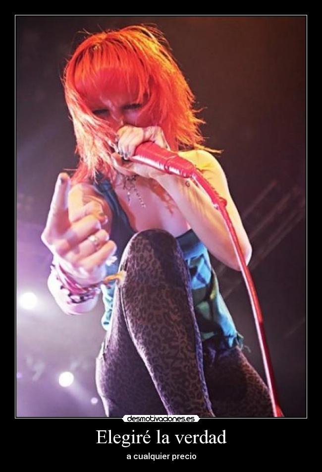 Elegiré la verdad - a cualquier precio