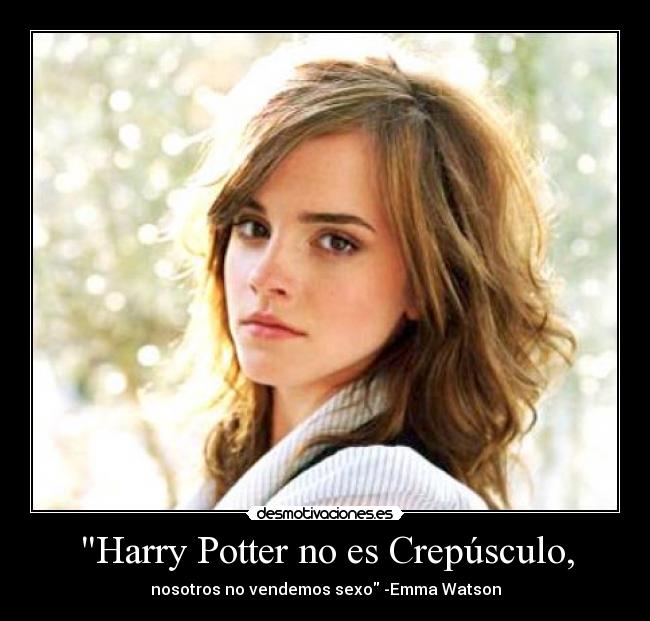 Harry Potter no es Crepúsculo, -