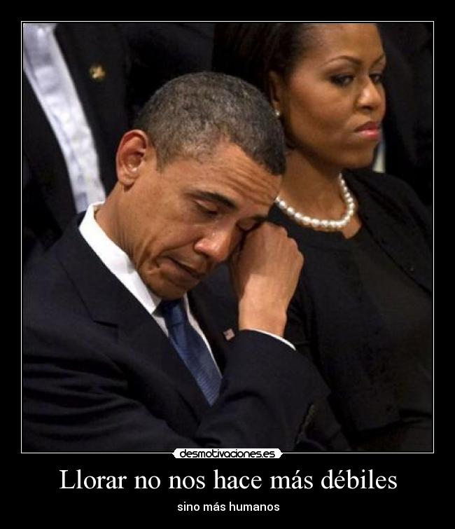 Llorar no nos hace más débiles - sino más humanos