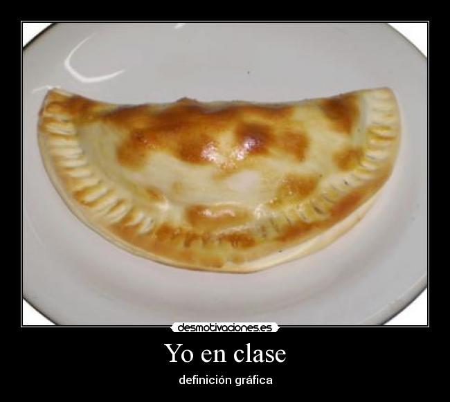 Yo en clase -