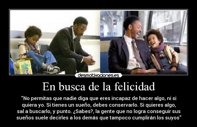 En busca de la felicidad -