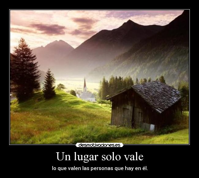 Un lugar solo vale - 